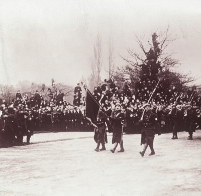 A belgák visszatérése a belgiumi Liége-be, 1914-c1918 alkotó: Unbekannt