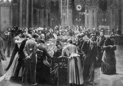 Semmi sem megy többé, a szerencsejátékok Monte Carlóban, Monacóban, 1890 alkotó: Unbekannt