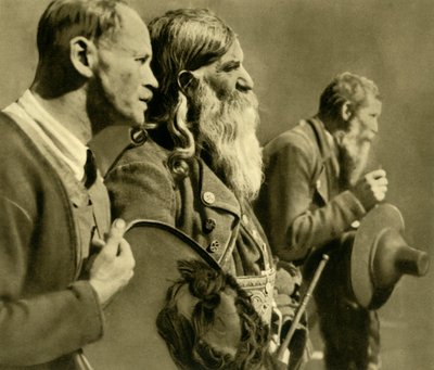 Puskák imádkoznak, Tirol, Ausztria, c1935. alkotó: Unbekannt