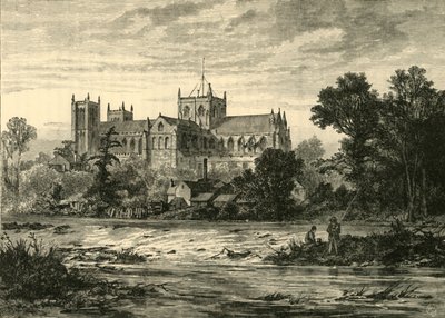 Ripon Minster, délkeletről, 1898. alkotó: Unbekannt