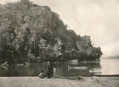 River Scene – The Second Defile, Bhamo közelében, 1900. alkotó: Unbekannt