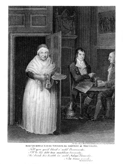 Robert Burns 1759-1796, skót költő, 1805 alkotó: Unbekannt