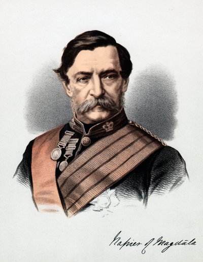 Robert Cornelius Napier, 1. Magdalai Napier báró, brit katona, 1880 körül alkotó: Unbekannt
