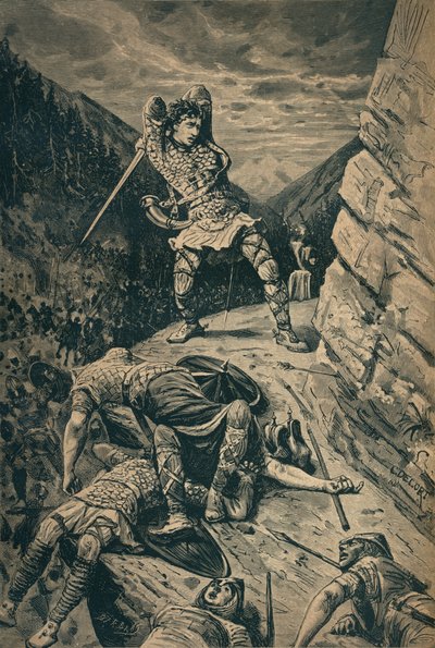 Roland, a francia nemzeti eposz hőse, 1909 alkotó: Unbekannt