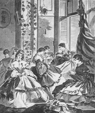 A nők szerepe a háborúban, 1861, 1938 alkotó: Unbekannt