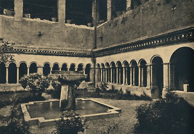 Roma – SS kolostorok. Quattro Coronati a Caelian-dombon. 1113-ban, 1910-ben épült alkotó: Unbekannt