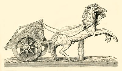 Római versenyszekér, 1890. alkotó: Unbekannt