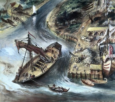 Római hajó és rakomány, London, 1-3. század alkotó: Unbekannt