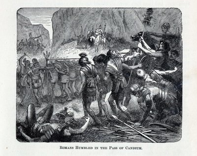A rómaiak megalázkodtak a Caudium-hágóban, 1882 alkotó: Unbekannt