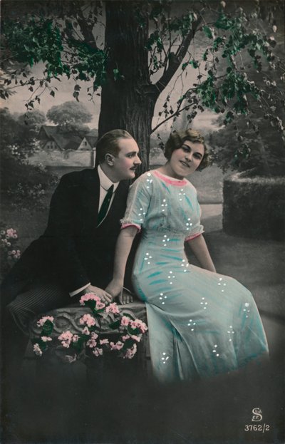 Romantikus képeslap, 1910 alkotó: Unbekannt