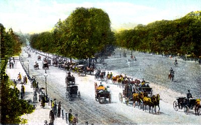 Rotten Row, Hyde Park, London, XX. század alkotó: Unbekannt