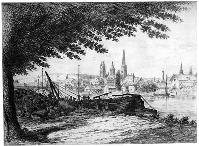 Rouen Cours-la-Reine elfoglalása, c1865-1905 1924 alkotó: Unbekannt
