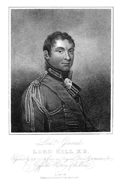 Rowland Hill, 1. Viscount Hill, angol katona, 1815 alkotó: Unbekannt