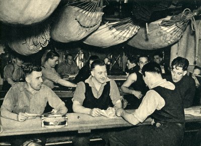 Királyi tengerészgyalogosok egy hajó fedélzetén, 2. világháború, 1939-c1943, 1944. alkotó: Unbekannt