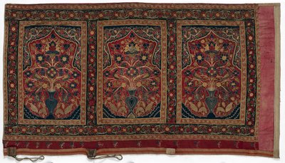 Királyi kerek sátor Muhammad Shah fali panelhez készült három A panellel, 1834-1848. alkotó: Unbekannt