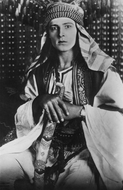Rudolph Valentino 1895-1926: A sejk, 1921 alkotó: Unbekannt