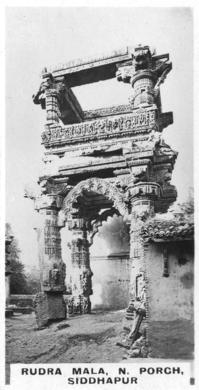 Rudra Mala, északi veranda, Siddhapur, India, 1925 alkotó: Unbekannt