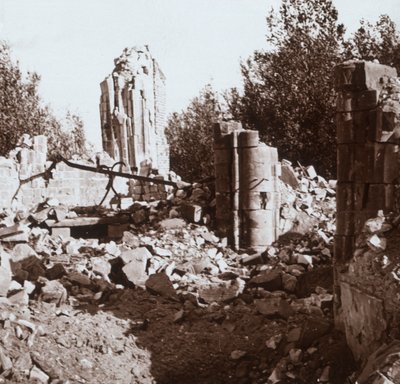 Romos kastély, Pinon, Észak-Franciaország, 1914-c1918 alkotó: Unbekannt