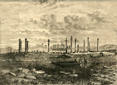 Persepolis romjai, 1890. alkotó: Unbekannt
