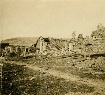 Les Éparges romjai, Észak-Franciaország, c1914-c1918. alkotó: Unbekannt