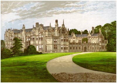 Rushton Hall, Northamptonshire, a Clarke-Thornhall család otthona, 1880 alkotó: Unbekannt
