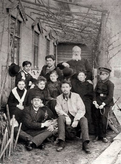 Anton Csehov orosz író családjával és barátaival, 1890 alkotó: Unbekannt