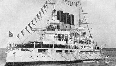 Orosz Retvisan csatahajó, orosz-japán háború, 1904-5 alkotó: Unbekannt