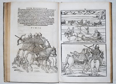 orosz harcosok. Siegmund von Herberstein Oroszországon keresztül utazik. Innen: Rerum Moscoviticarum commentarii.., 1571 alkotó: Unbekannt