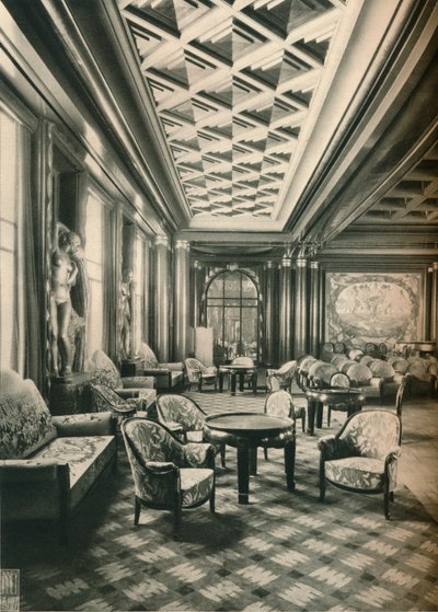 S. S Ile de France, Grand Salon, 1927 alkotó: Unbekannt
