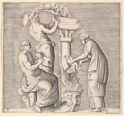 Egy hattyú feláldozása, megjelent kb. 1599-1622. alkotó: Unbekannt