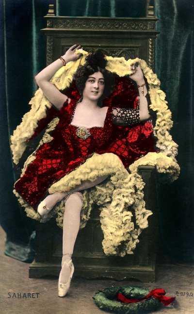 Saharet 1879-1942, ausztrál zeneterem művész, 20. század eleje alkotó: Unbekannt