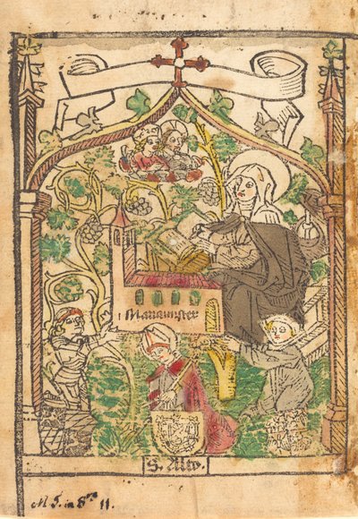 Saint Alto, Szent Bridget és a Mariamunster alapítói, c. 1500. alkotó: Unbekannt