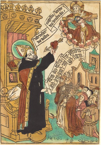 Szent Ágoston, 14501460. alkotó: Unbekannt