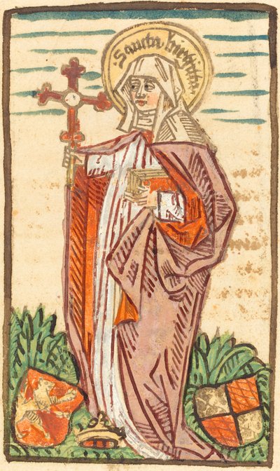 Szent Bridget, c. 14801490. alkotó: Unbekannt