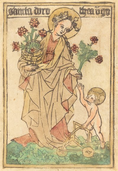 Szent Dorottya, 14401460. alkotó: Unbekannt