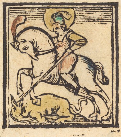 Szent György, c. 1475. alkotó: Unbekannt