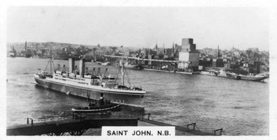 Saint John Harbour, New Brunswick, Kanada, 1920-as évek alkotó: Unbekannt