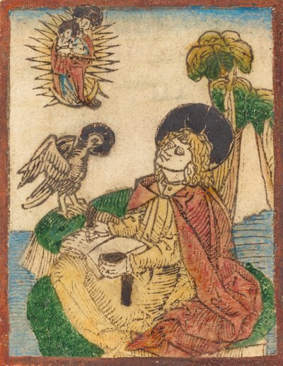 Szent János Patmosz szigetén, 14801490. alkotó: Unbekannt
