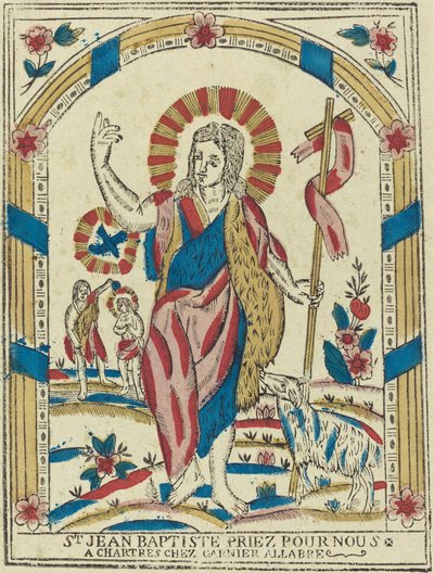 Keresztelő Szent János Könyörögj érettünk, c. 1820. alkotó: Unbekannt