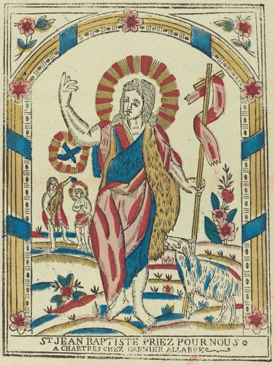 Keresztelő Szent János Könyörögj érettünk, c. 1820. alkotó: Unbekannt