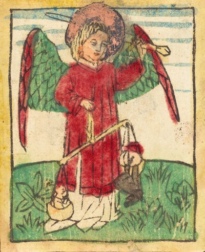 Szent Mihály, c. 14501470. alkotó: Unbekannt