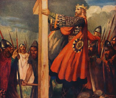 Szent Oswald Hevenfelthben, 1912 alkotó: Unbekannt