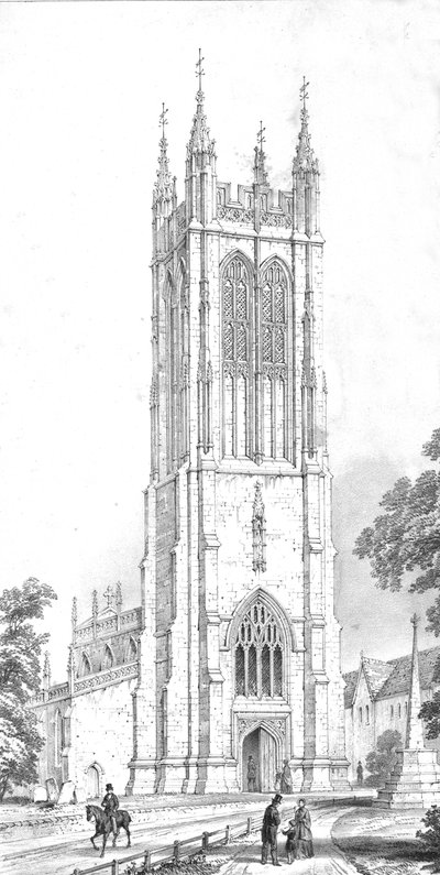 Saint Peters Church, Evercreech, Somerset, 1850-es évek alkotó: Unbekannt