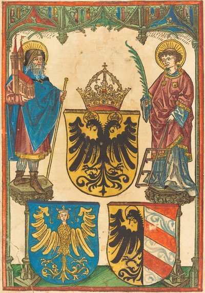 Szent Sebaldus és Szent Lőrinc, c. 1480. alkotó: Unbekannt