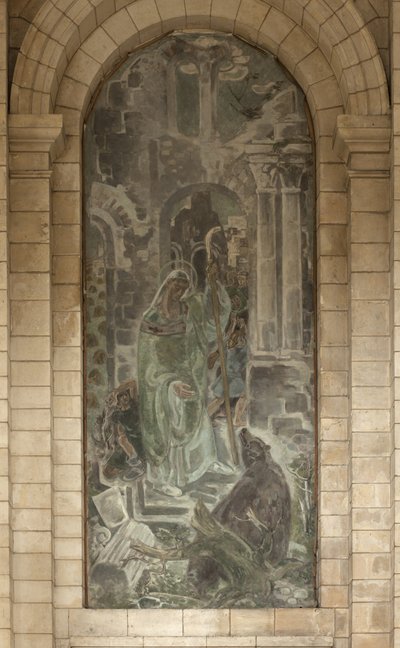 Szent medvével (olaj, vászon) alkotó: Unbekannt