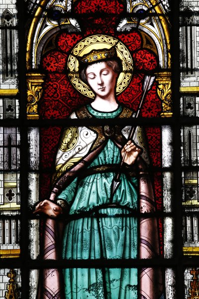 Sainte-Clotilde templom. Szent Orsolya. alkotó: Unbekannt