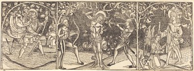 Szentek Christopher, Sebastian és Roche, c. 1495. alkotó: Unbekannt