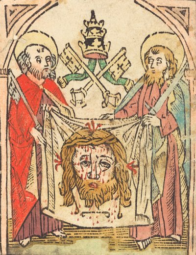 Szent Péter és Pál a Sudariummal, 1475-ben vagy azt követően. alkotó: Unbekannt