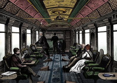 Szalon autó az Orient Expressen, c1895 alkotó: Unbekannt
