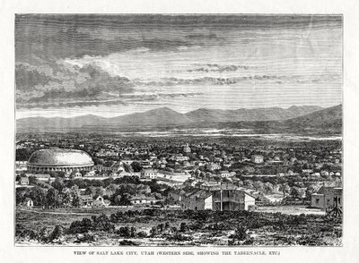 Salt Lake City, Utah, USA, 1877 alkotó: Unbekannt